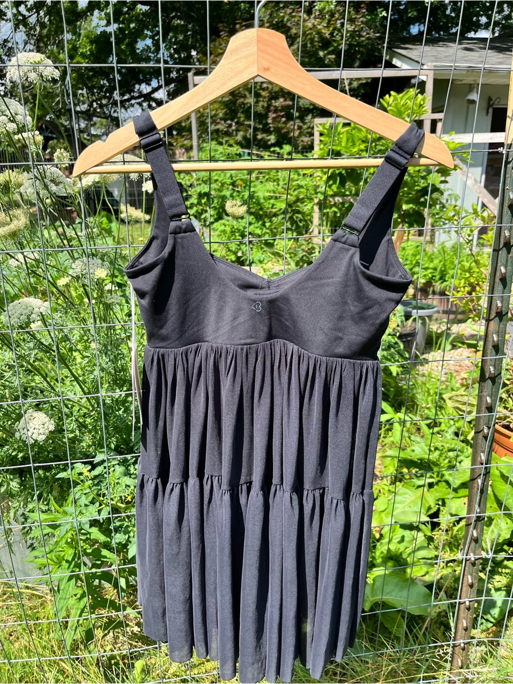 Blogilates Women's Sweetheart Babydoll Dress Black small nwt - Picture 5 of 8